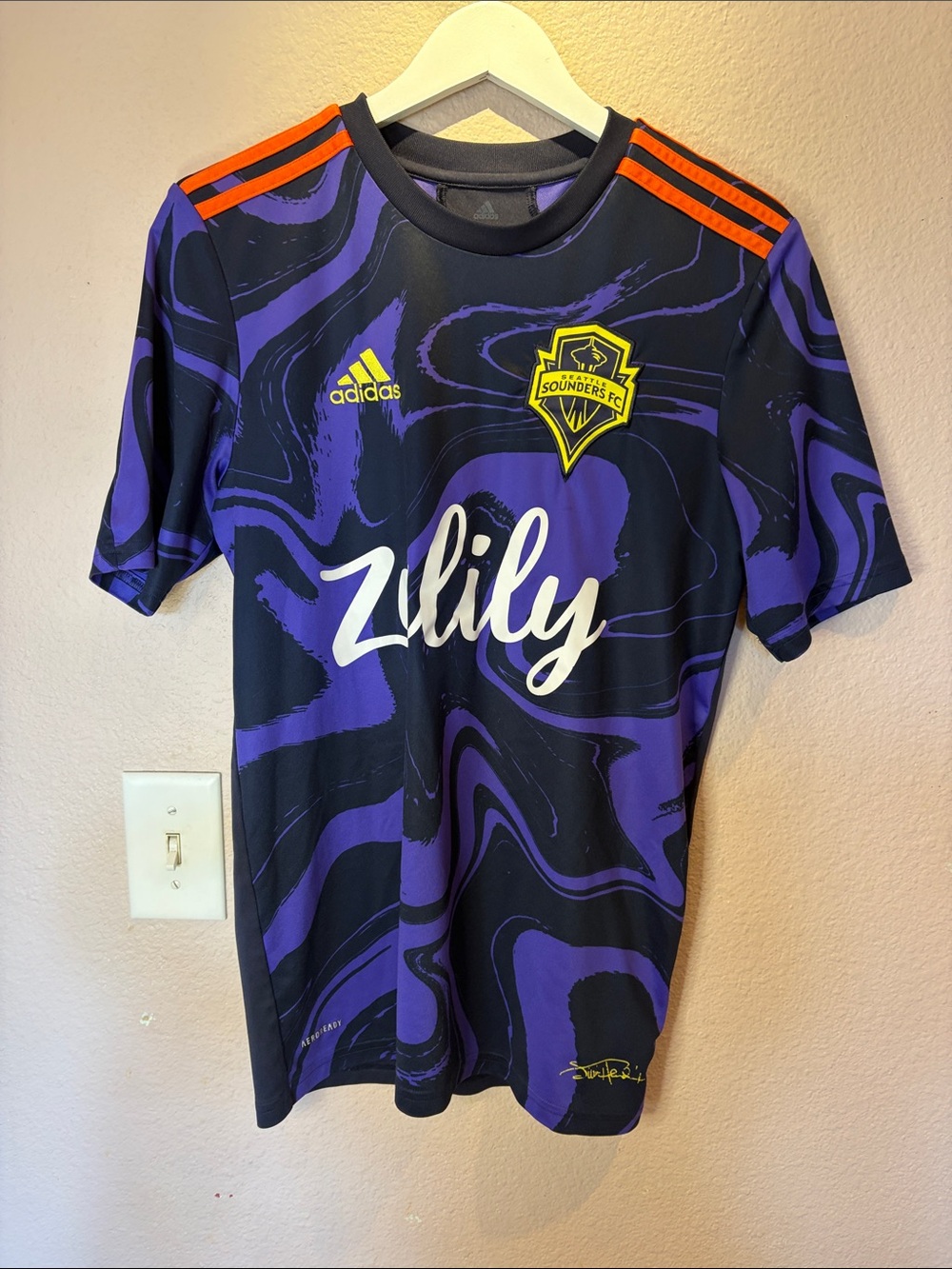 Seattle Sounders FC Jimi Hendrix Special Edition Jersey Soccer Football 15-16